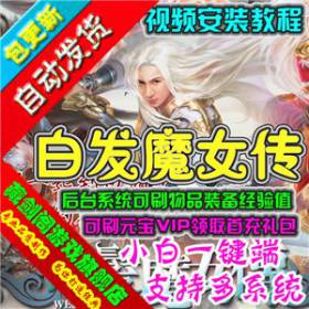 白发魔女传 网页游戏单机版GM可领首冲礼包刷元宝金钱物品装备VIP-佛系游戏