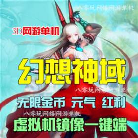 3D网游单机 幻想神域单机版仿DN单机一键服务端 无限金币元气红利-佛系游戏