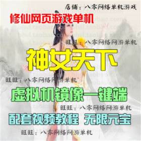 神女天下单机版 水墨仙侠修仙页游单机镜像一键端GM元宝礼包VIP10-佛系游戏