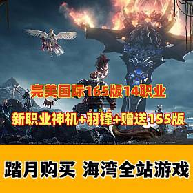 2023完美世界国际版单机V165完整端14职业新版+完善版155-佛系游戏